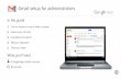 Google gmail setup guide for admins