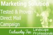 Tested & Proven Direct Mail Campaign For Landscape Professionals