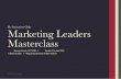 Marketing Leaders Masterclass (Official Brochure)