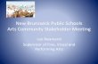 New Brunswick Public Schools 1.29.15 Arts Stakeholders' Meeting