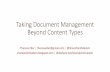 Taking document management beyond content types