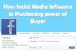 How social media influence in purchasing power of buyer