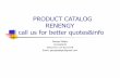 company product catalog