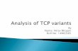Analysis of TCP variants