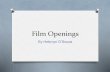 Film openings- Hebroyn D'Souza