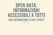 Open data, informazioni accessibili a tutti
