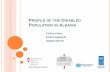 Profile of the Disabled Population in Albania