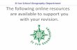 St Ivo Geography Department - GCSE Revision Support