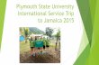Plymouth state university international service trip to jamaica