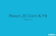 React.JS Conf & F8