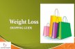 Weight loss shopping list