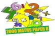 2000 mathematics paper b