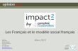 Opinionway pour le Comptoir de l'innovation / Les Français et le modèle social français / Avril 2015