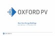 Kevin McIntyre Oxford PV - Nearly Zero Energy Buildings