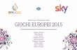 SKY - European Games Baku 2015