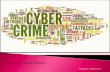 CYBER CRIME - A Threat To Internet Users