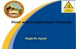Temperature and heat hazard by mzgin m. ayoob