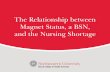 The Connection between Magnet Status, a BSN and the Nursing Shortage