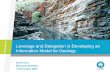 Leverage and Delegation in Developing an Information Model for Geology