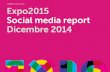 Report Dicembre - Expo2015 social media