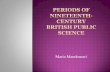 Periods of nineteenth-century British Public Science