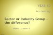 Sector or Iindustry Group - the Difference