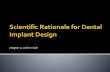 Scientific rationale for dental implant carl e misch