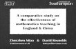 Miao & Reynolds_BERA 2014_the Effectiveness of Mathematics Teaching project_report 3.1