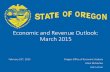 Oregon Economic and Revenue Forecast, March 2015