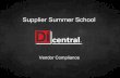 Supplier summer school webinar