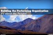 Building the Performing Organization