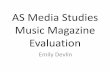 Music Magazine Evaluation - Question 3