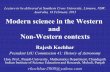 Modern science in the Western  and  Non-Western contexts