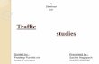 Traffic studies and importance