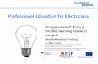 Mobile Learning: Professional Education for Electricians