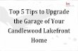 Top 5 Tips to Upgrade the Garage of Your Candlewood Lakefront Home