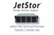 JetStor NAS 724UXD Dual Controller Active-Active ZFS Based
