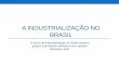 A industrialização no Brasil - Material completo