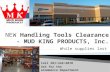 New clearance mud king tongs - Discount Handling tools
