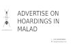 Hoardings in Malad