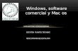 7 windows, software comercial y mac os