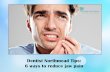 Dentist Northmead Tips: 6 ways to reduce jaw pain