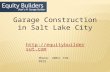 Garage Construction & Garage Builders in Salt Lake Cit