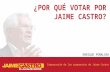 Comparación de propuestas entre Jaime Castro y Enrique peñalosa