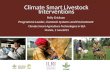 Climate smart livestock interventions