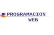 Programacion web i