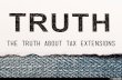The Truth About Tax Extensions