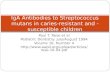 IgA Antibodies to Streptococcus mutans in caries-resistant and ...