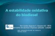 Estabilidade oxidativa do Biodiesel e óleos Vegetais, via Rancimat