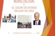 Boris yeltsin y el Golpe de Estado de 1991